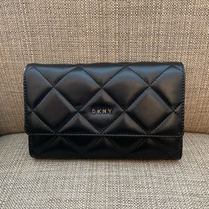 DKNY Quilted Wallet On A Chain